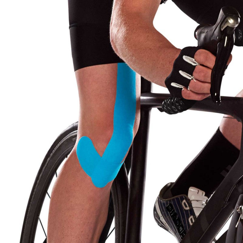 K-Tape Binde Kinesiotape – 50 mm × 22 m, blau, Baumwolle, Spandex, wasserabweisend