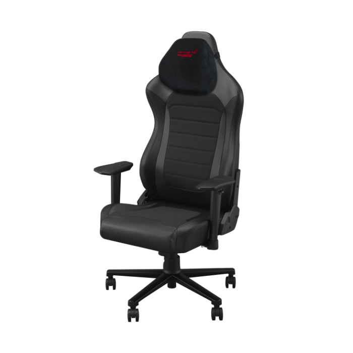 ASUS Aethon SL201 Gaming-Stuhl – Gepolstert – Schwarz, mit Kopfstütze, Nackenkissen