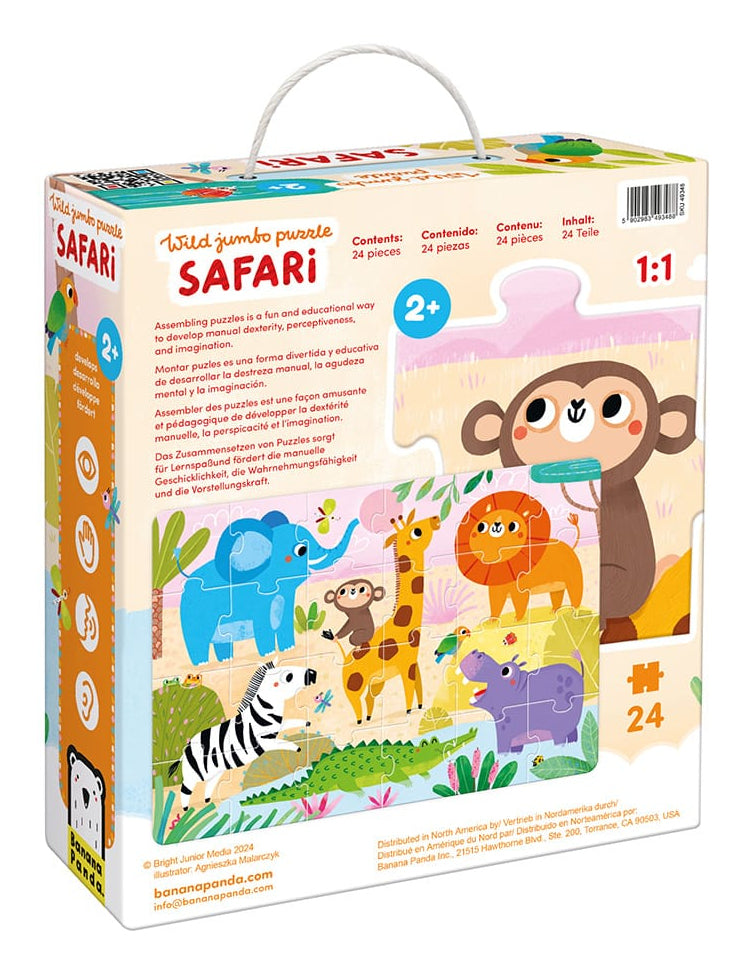 Banana Panda Wild Jumbo Safari – Logikspiel, ab 2 Jahren, mehrsprachig
