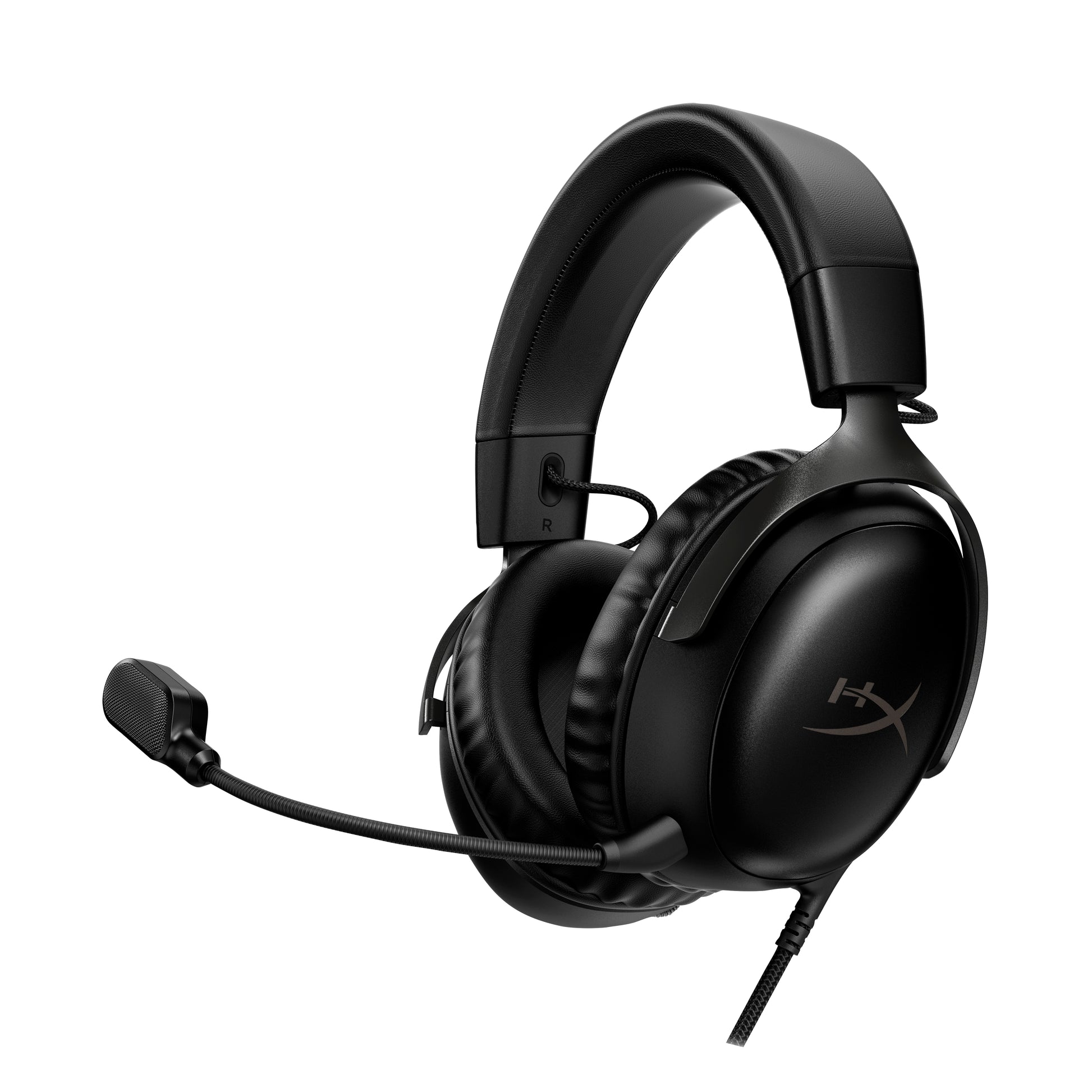 HyperX Cloud III – Gaming-Headset, kabelgebunden – DTS Headphone:X, abnehmbares Mikrofon – Schwarz