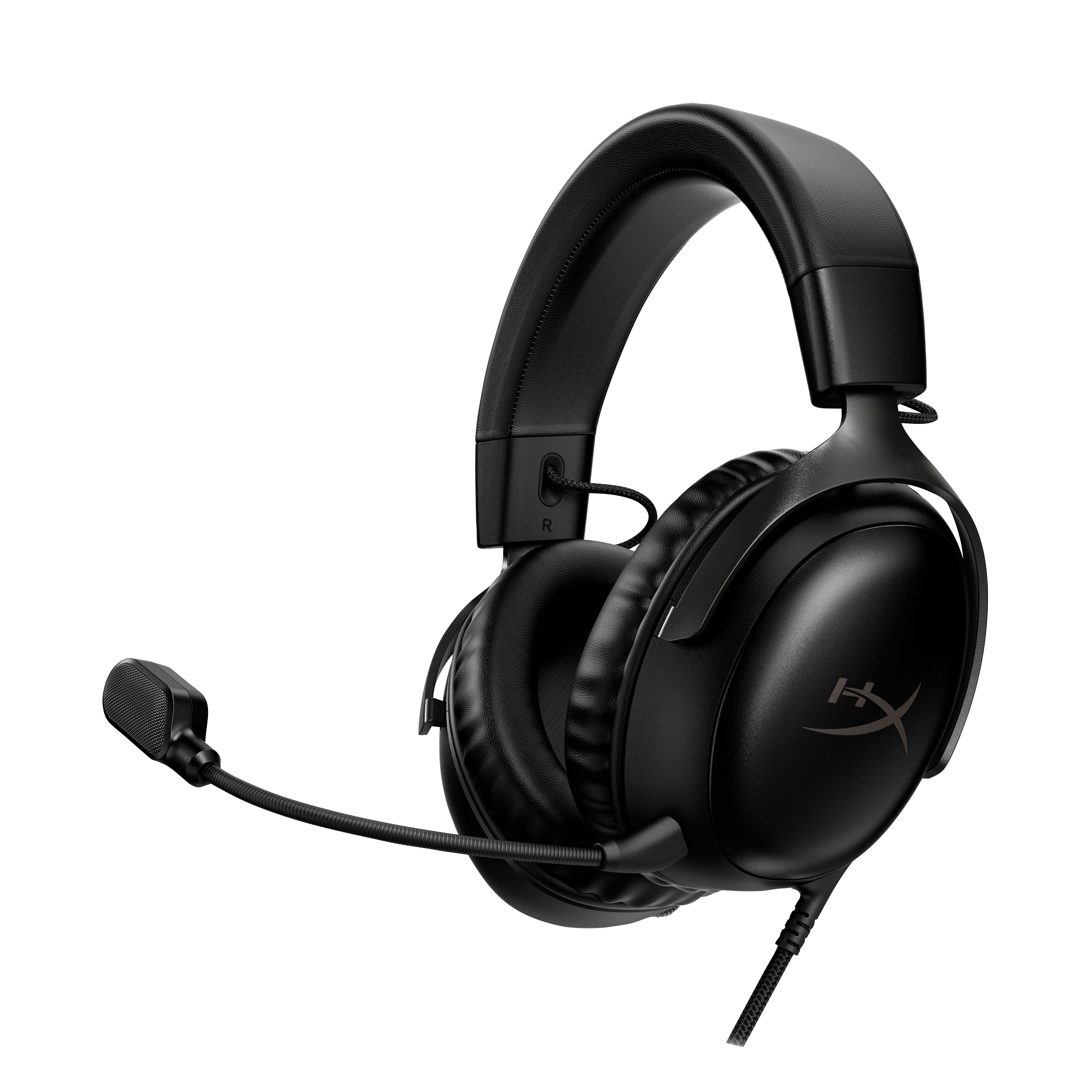 HyperX Cloud III Gaming-Headset – Over-Ear, Kabelgebunden, 3,5 mm Klinke & USB-C, für PC, PS5, PS4 und mehr, Schwarz