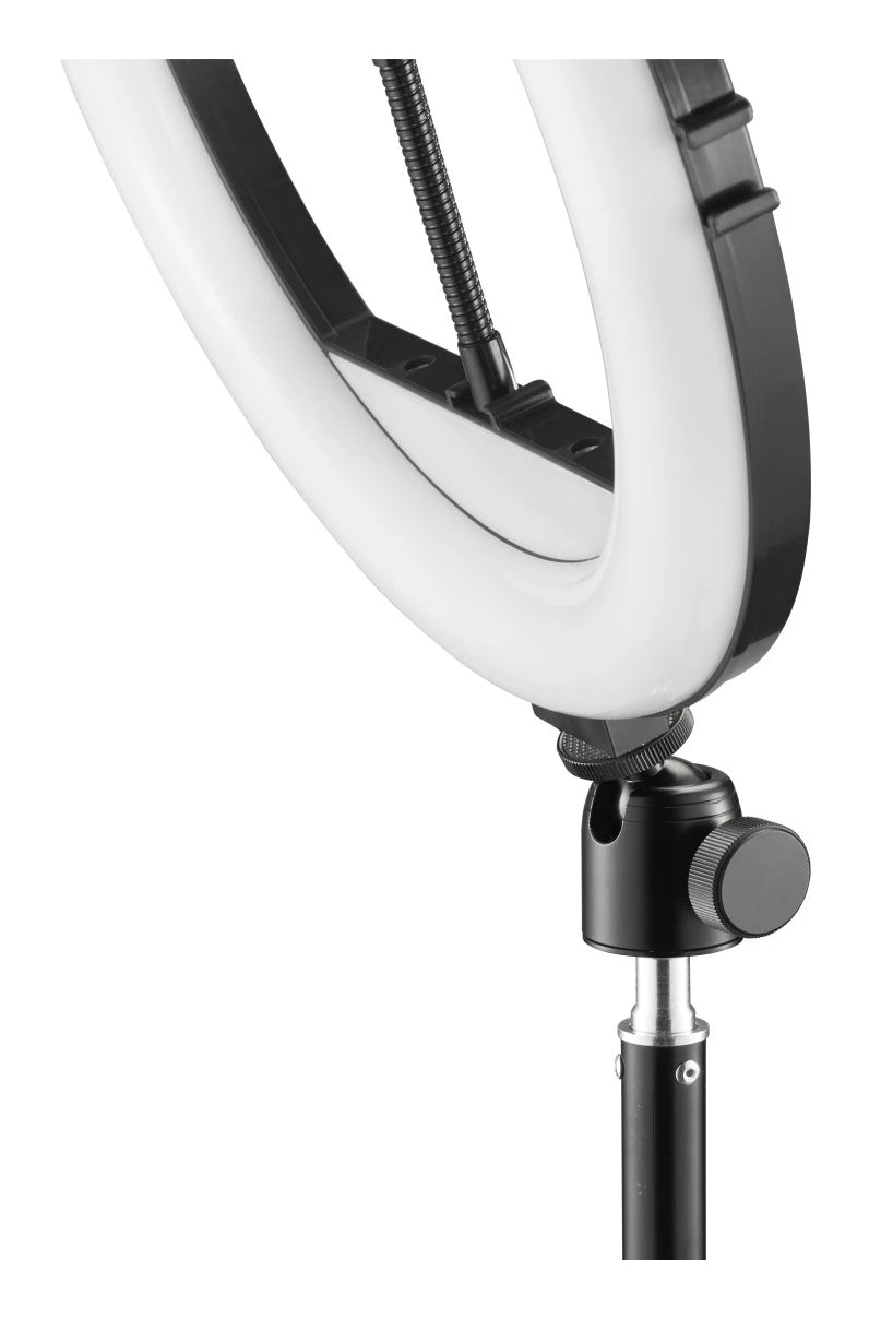 Hama SpotLight Steady 120 III Streaming-Licht – 1020 lm, 3000–6500 K – 1/4" Gewinde – USB