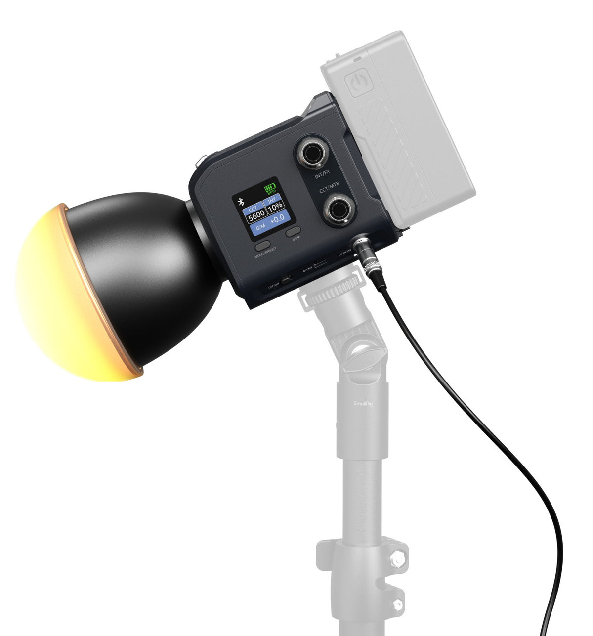 SmallRig RC 100C COB Dauerlicht – 100 W, 11000 Lux, 2500–10000 K – für RA‑D30, RA‑D60, RA‑R4545 und andere