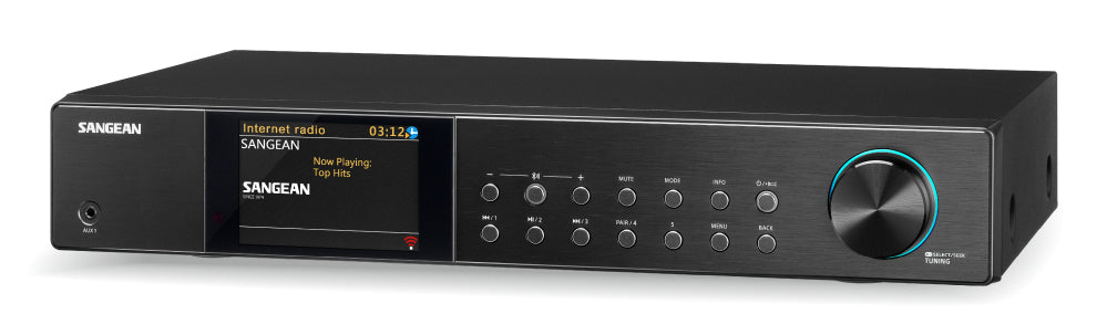 Sangean WFT-4 – Internetradio, DAB+/UKW, Bluetooth, WLAN – Schwarz