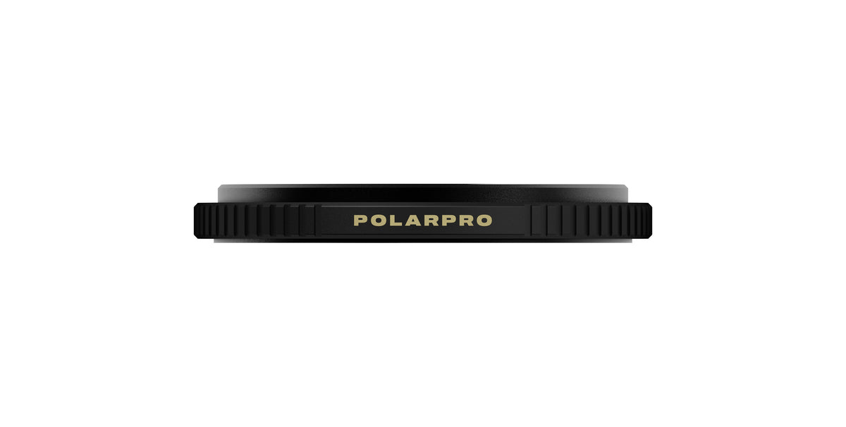 PolarPro Filteradapter 49 mm – Messing – für Fuji X100VI, X100V, X100 und andere – Schwarz