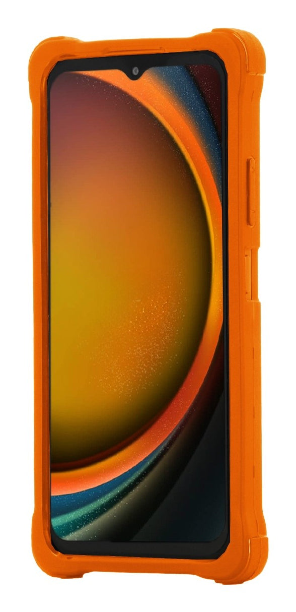 Mobilis Backcover – für Samsung Galaxy XCover 7, Orange, bis 1,8 m sturzsicher