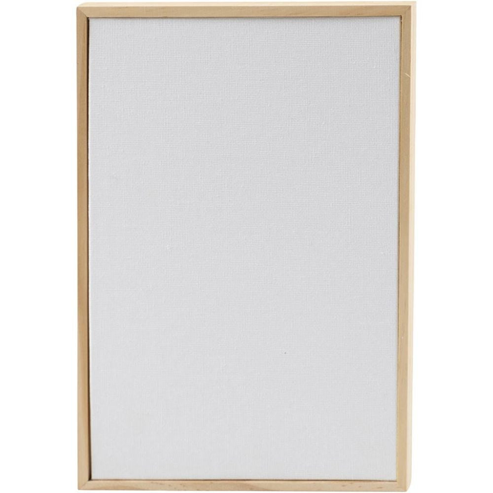 Creativ Company Keilrahmen, Holz, 15,8 × 23,8 cm, Weiss