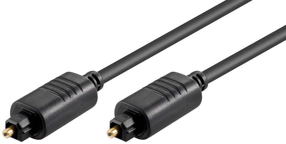 Microconnect Toslink-Kabel – TT6100BKAD, 10 m, Schwarz