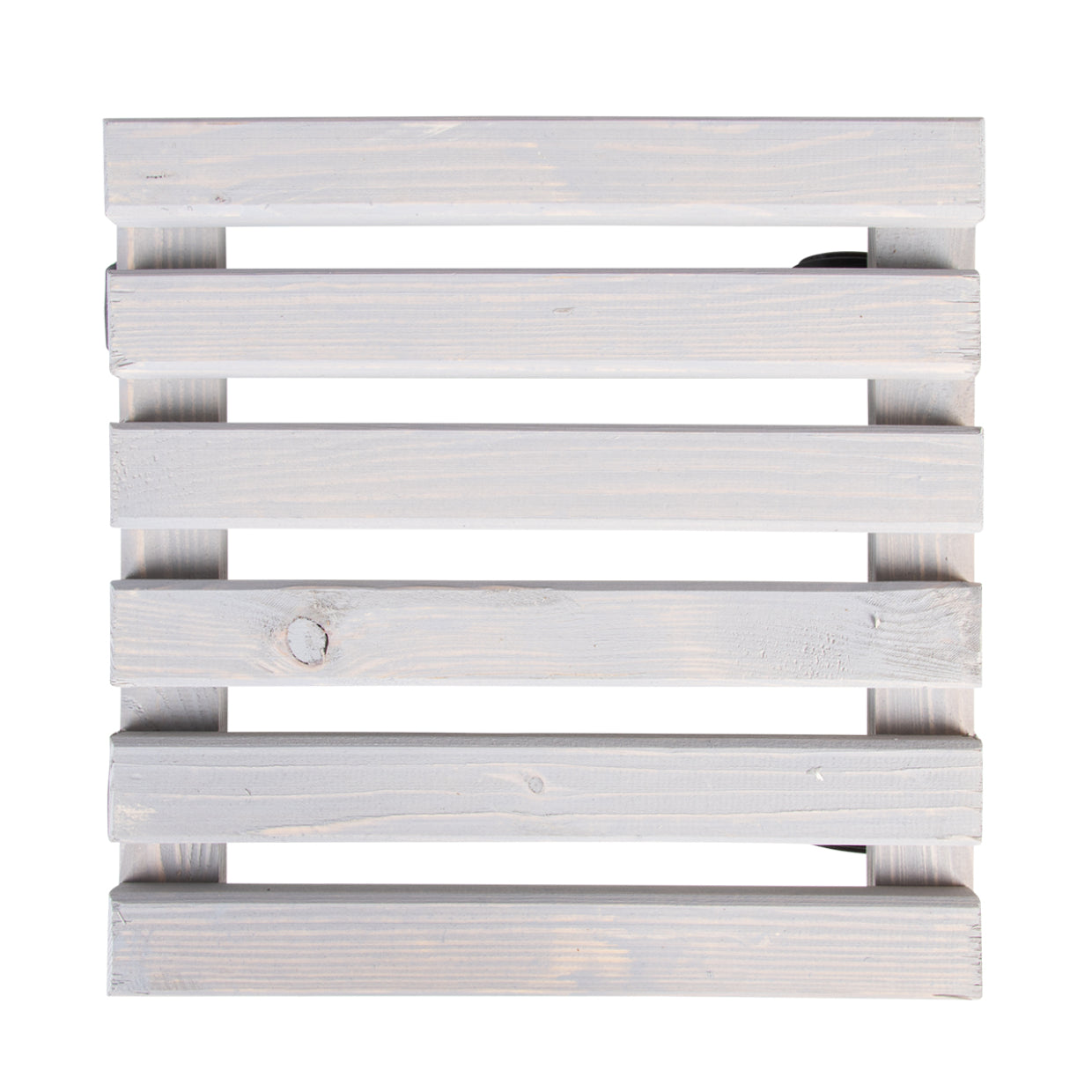 Esschert Design Blumenkübeluntersetzer – Kieferholz/PA/PP – Grau/Schwarz – mit Rollen – 292 × 85 × 292 mm