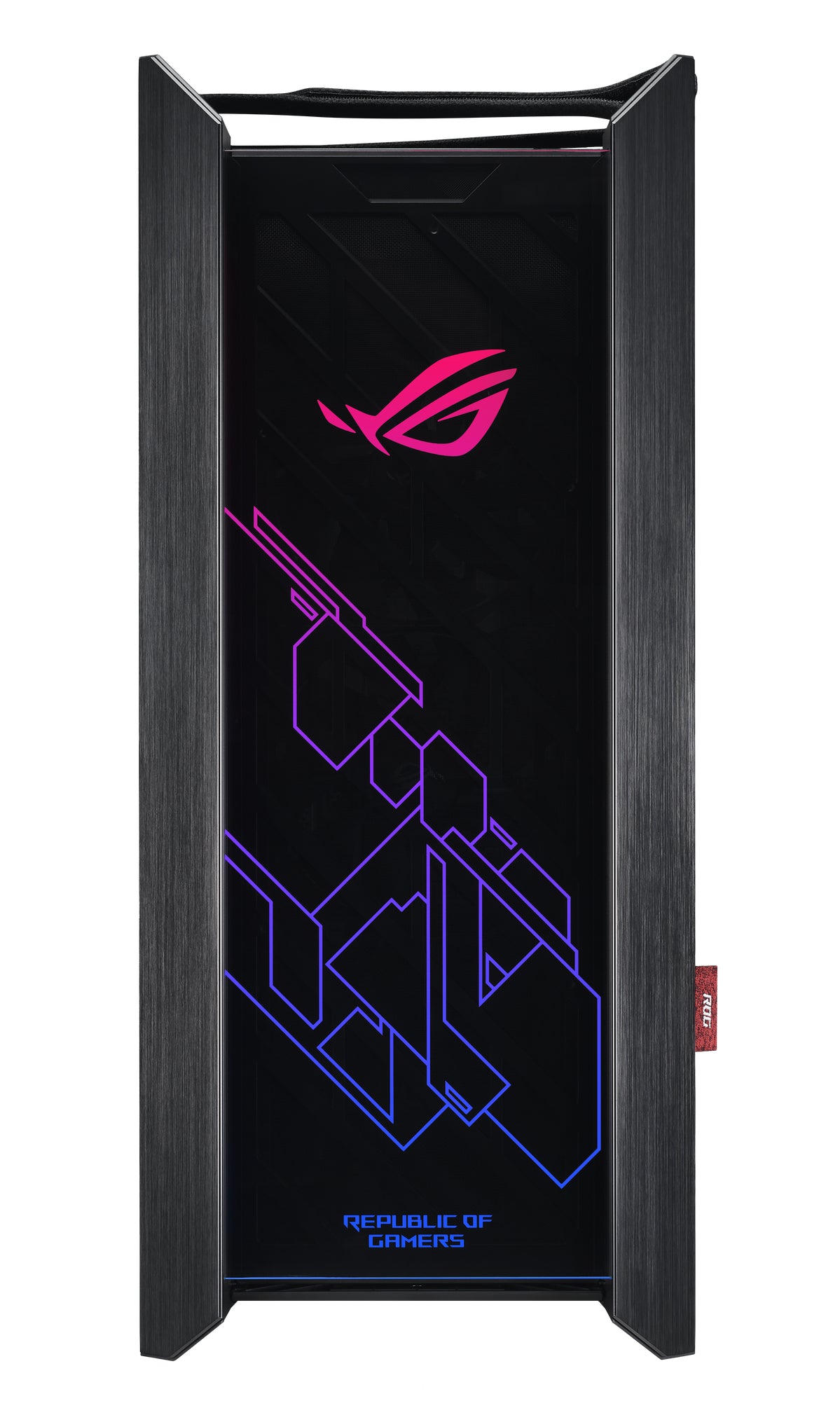 ASUS GX601 ROG Strix Helios Black – PC-Gehäuse – Midi Tower, Schwarz, Vorne 3×140, Hinten 1×140