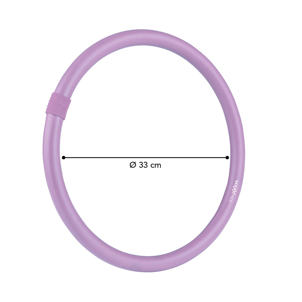 MAXXMEE Hula Hoop Reifen – 33 cm, 2 Stk – lila – Schaumstoff, Stahl