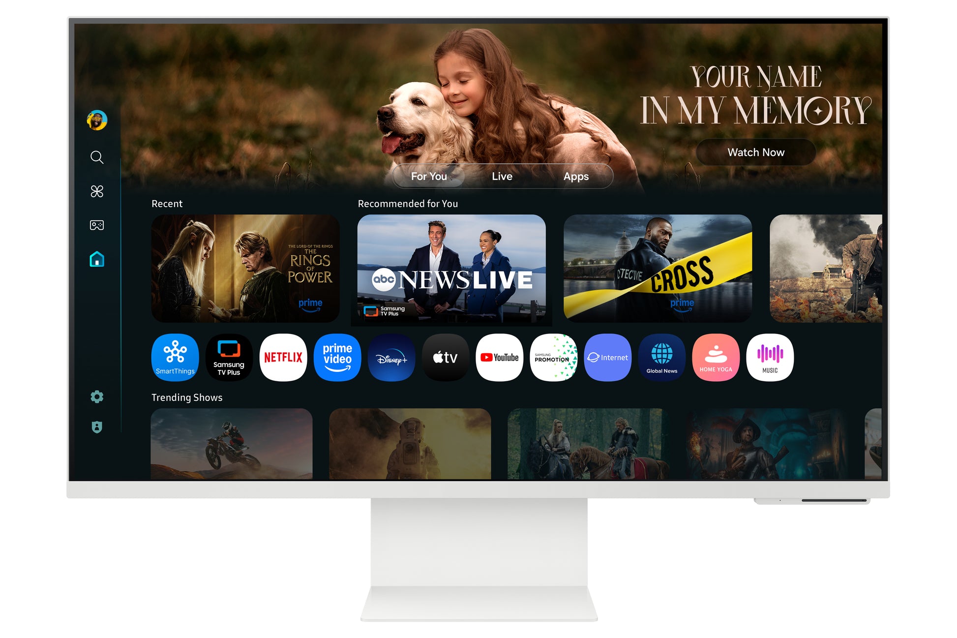 Samsung M8 M80F – Monitor, 32" 3840 × 2160 (UHD 4K), LCD, Weiss