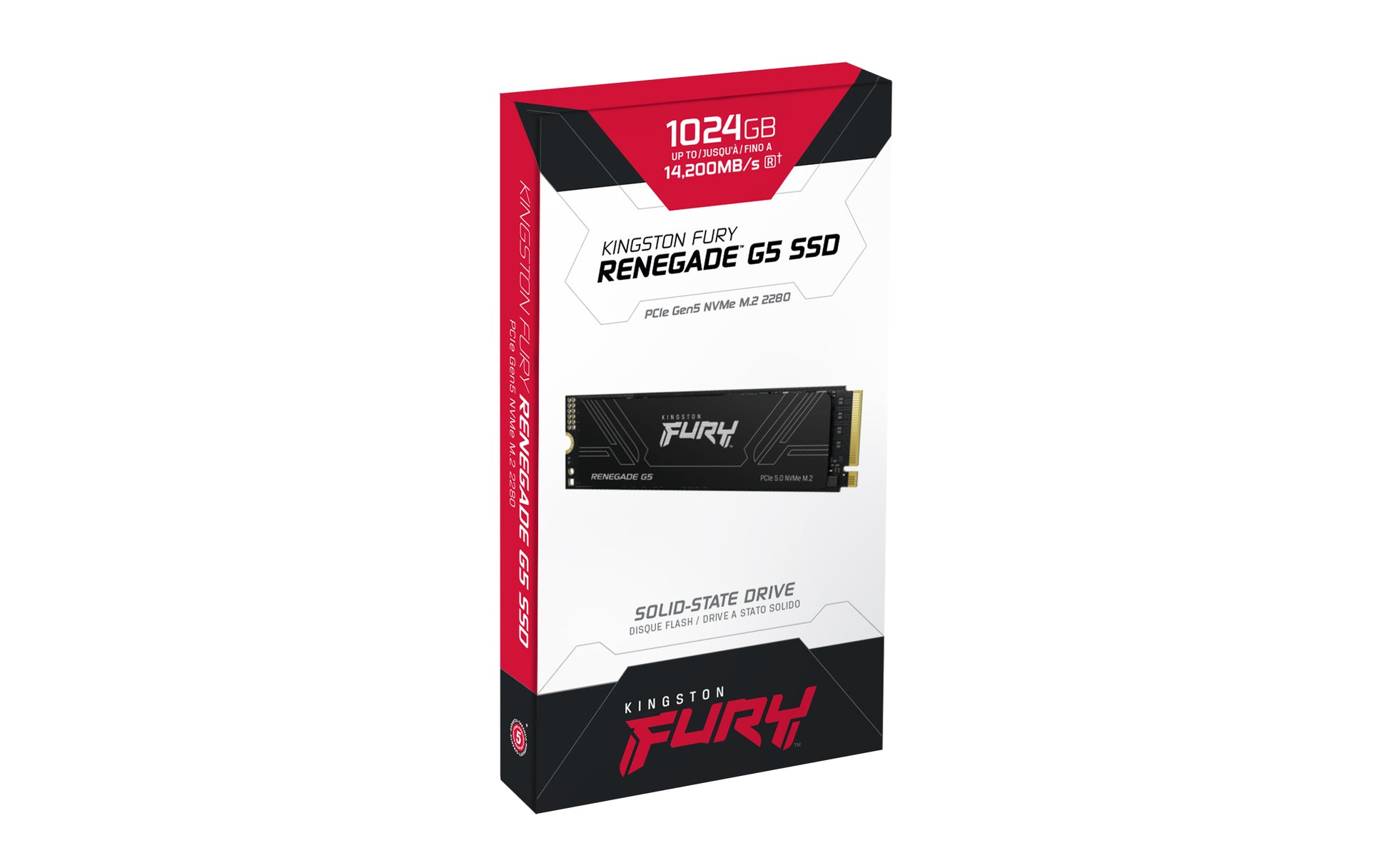 Kingston Technology Kingston FURY Renegade G5 – für M.2 2280, PCIe 5.0, NVMe