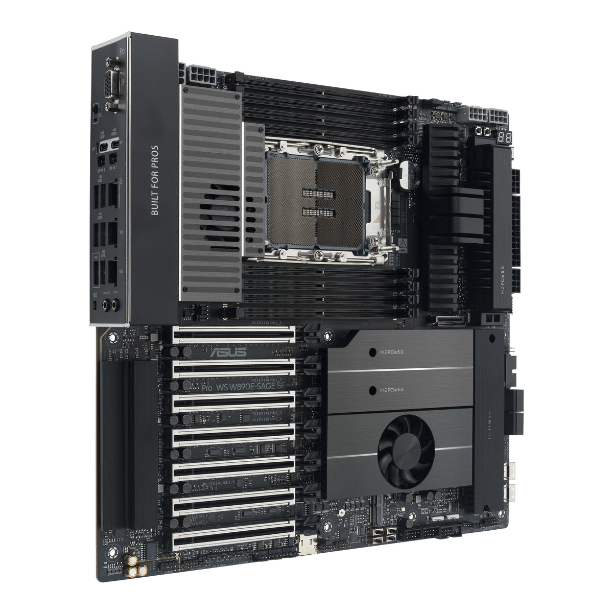 ASUS PRO WS W890E-SAGE SE – Mainboard – LGA 4710-2, Intel W890, EEB, DDR5, 8× DIMM