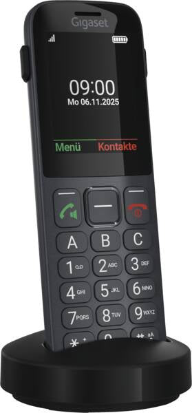 Gigaset Comfort 600 SIM – 2,4" – Schwarz