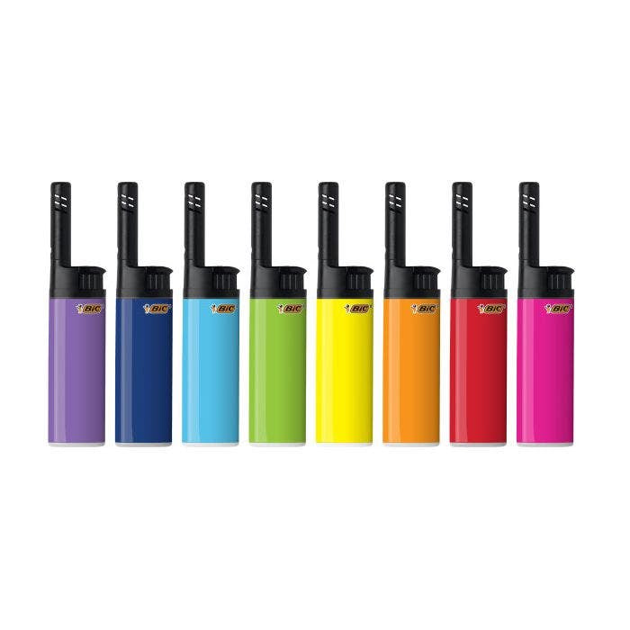 BIC Feuerzeug J38 – Hybrid – Kunststoff – Mehrfarbig