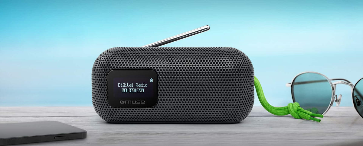 Muse M-760 DBT – Bluetooth-Lautsprecher – 10 W, IPX4, 6 h, Schwarz
