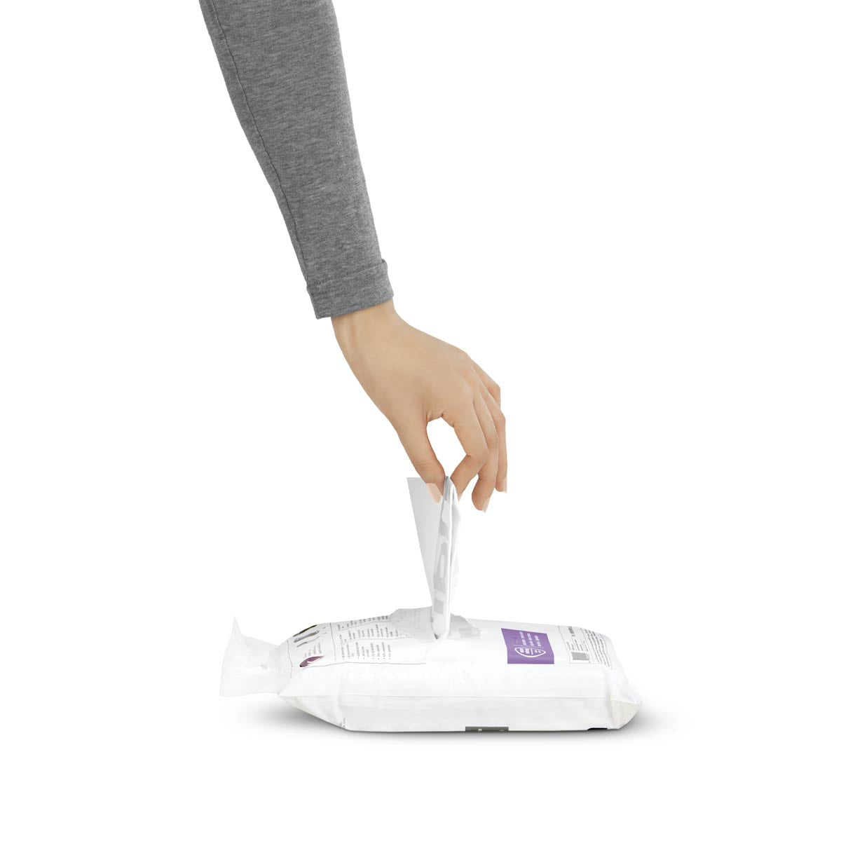 simplehuman Kehrichtsack – 80 L, mit Zugband, PE, weiss, 878 × 657 mm, 100 Stk