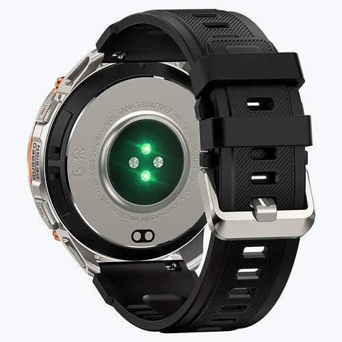 KOSPET Tank T3 Ultra 2 48 mm GPS – Edelstahl Silber, Sportarmband, Schwarz, 50 m