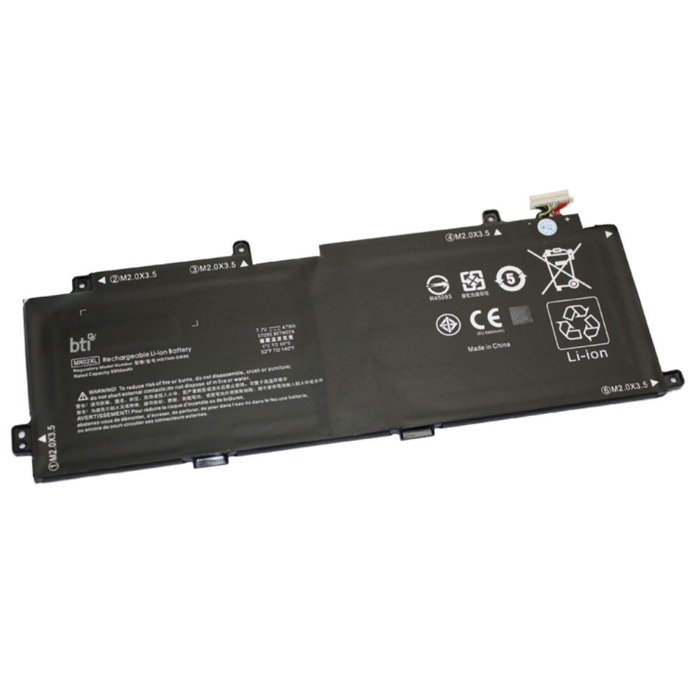BTI Notebook-Akku – für HP – 47 Wh, 7,7 V (2 Zellen) – Schwarz