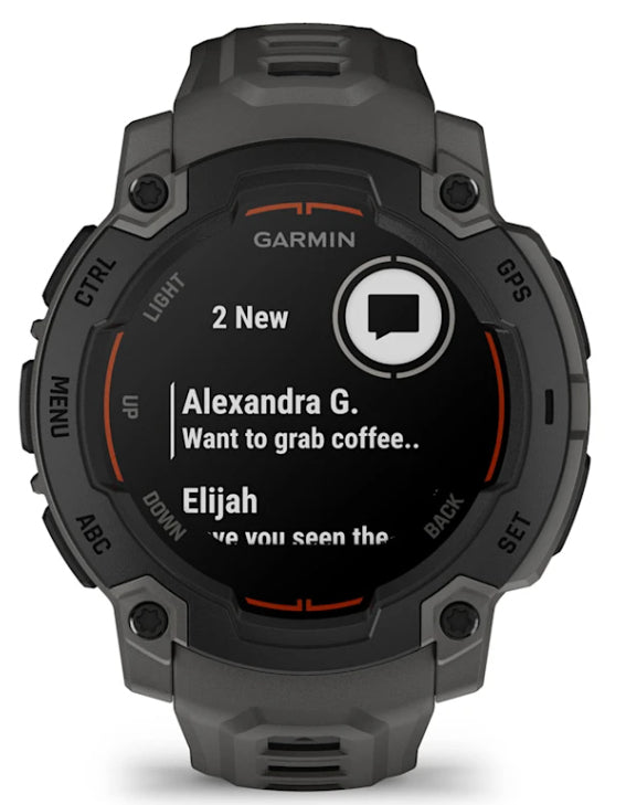 Garmin Instinct E – GPS-Smartwatch – 45 mm, Bluetooth, Schwarz, Sportarmband