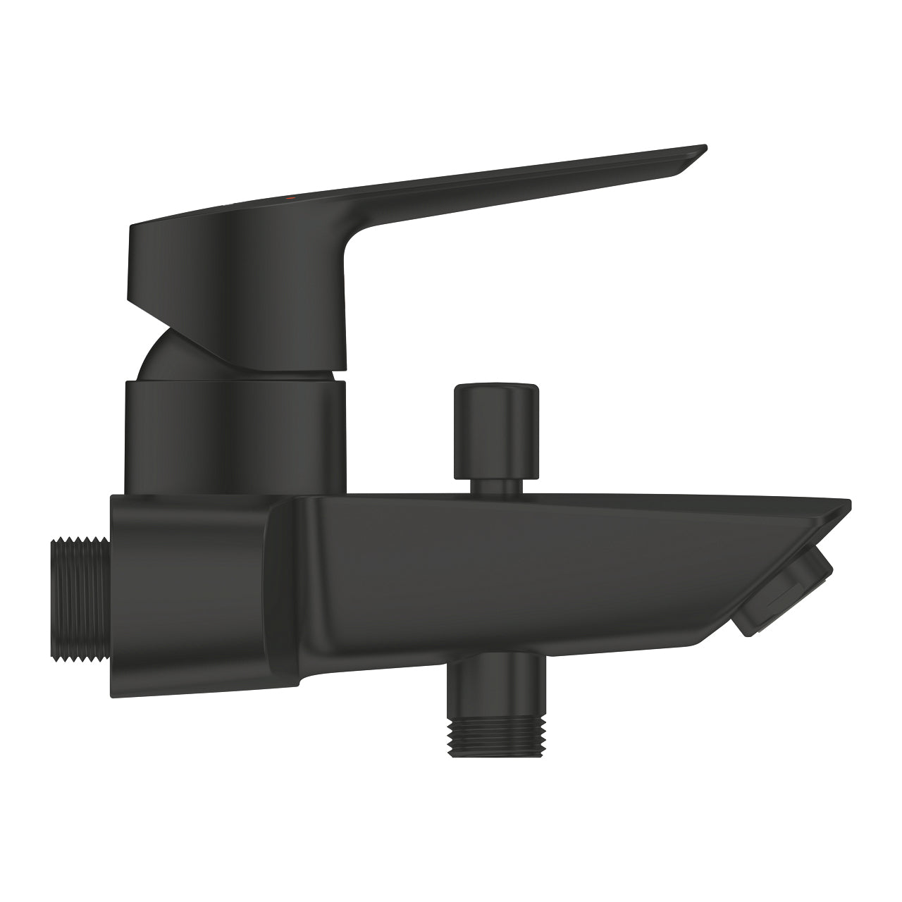 GROHE Start Badebatterie – Einhebelmischer, 15 cm, Metall, Wandmontiert, Schwarz