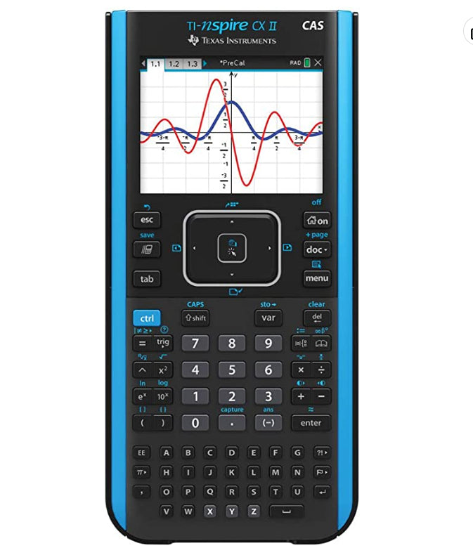 Texas Instruments TI Nspire CX II-T CAS – Grafikrechner, Farbdisplay, Python & TI Basic