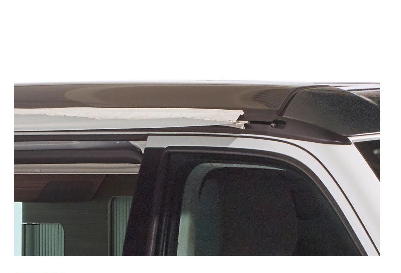 VanSpace Sonnensegel Komfort – Festrahmen, UV-Schutz 50+, Wassersäule 2000 mm – 350 × 300 cm – weiss