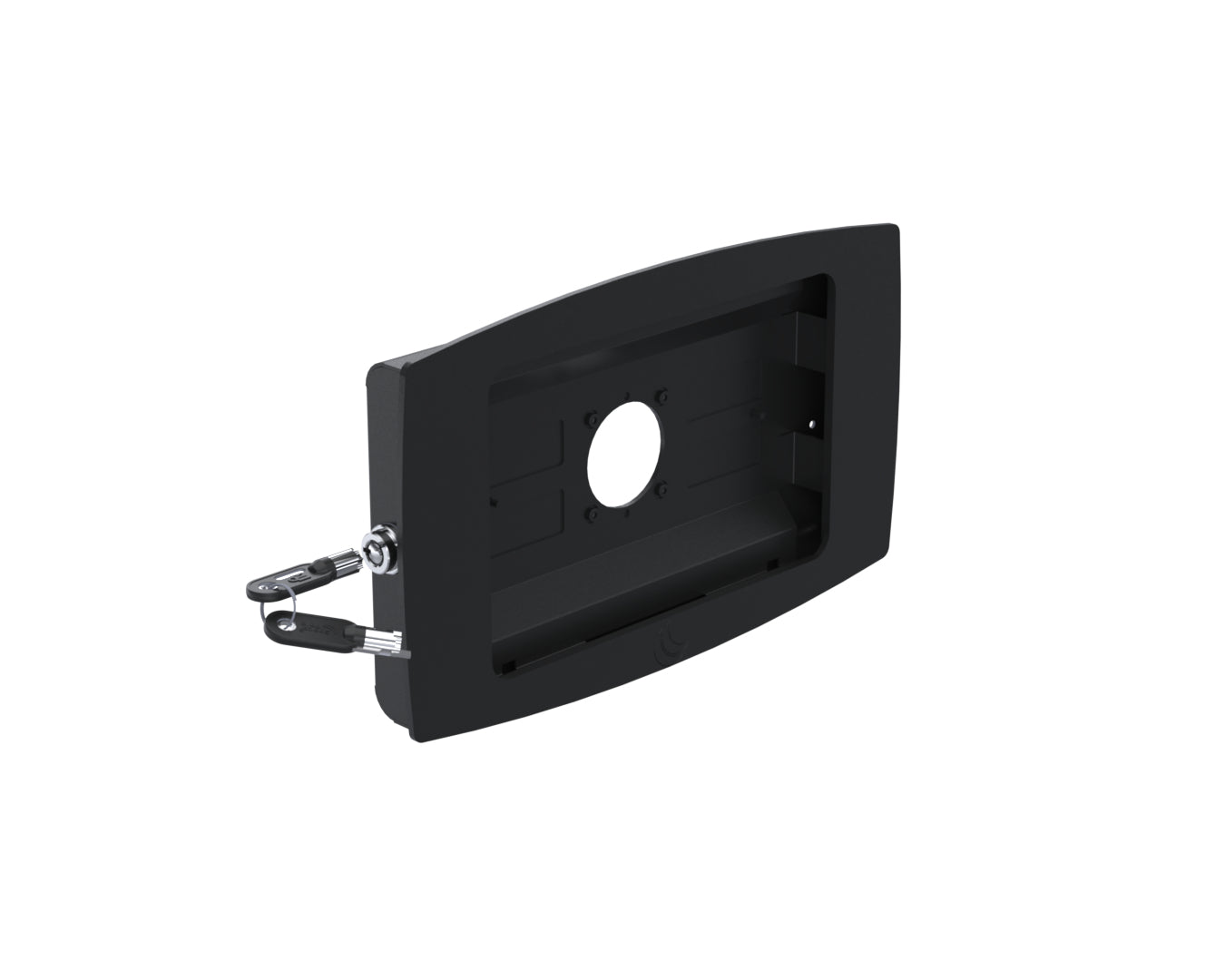 Ergonomic Solutions Tablet-Rahmen – für Samsung Galaxy Tab A/S, Apple iPad mini – VESA 40×40 mm – Schwarz