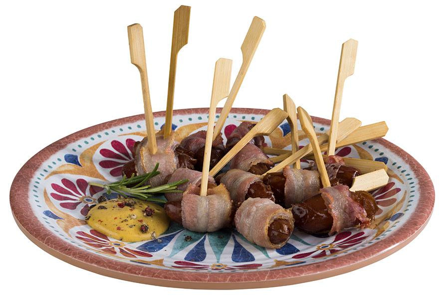 APS-Germany Speiseteller Arabesque – Ø 21,5 cm, Melamin, Mehrfarbig, spülmaschinenfest, BPA-frei