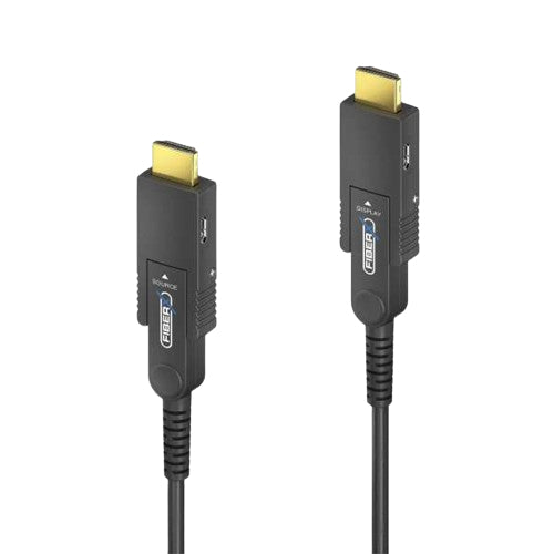 FiberX Micro-HDMI auf HDMI Kabel HDMI 2.0 4K 60 Hz – 25 m – AOC