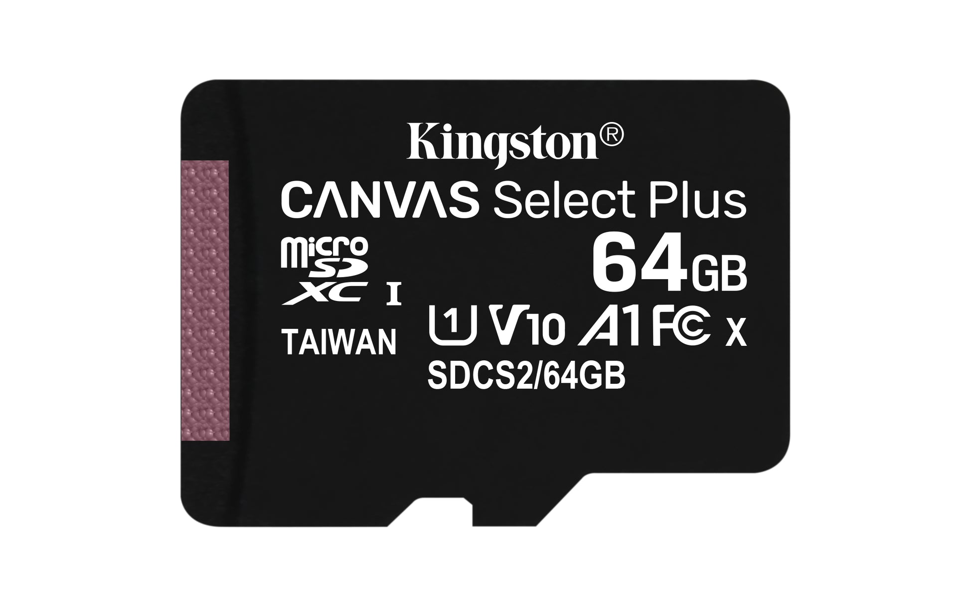 Kingston Canvas Select Plus 100R A1 C10 – 64 GB microSDXC, Adapter