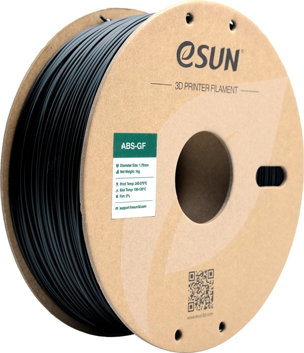 eSUN Filament ABS-GF – 1,75 mm, 1 kg – Schwarz