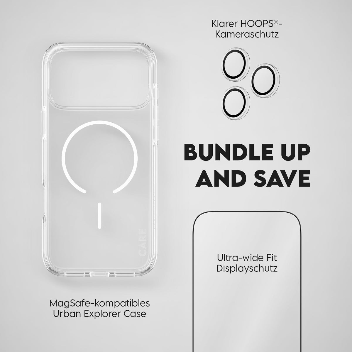 PanzerGlass Displayschutz (Panzerglas) – für iPhone 18 Pro Max – 3er-Pack
