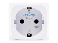 Shelly Plug M Gen3 – Smart-Steckdose – WLAN, Verbrauchsmessung, Weiss