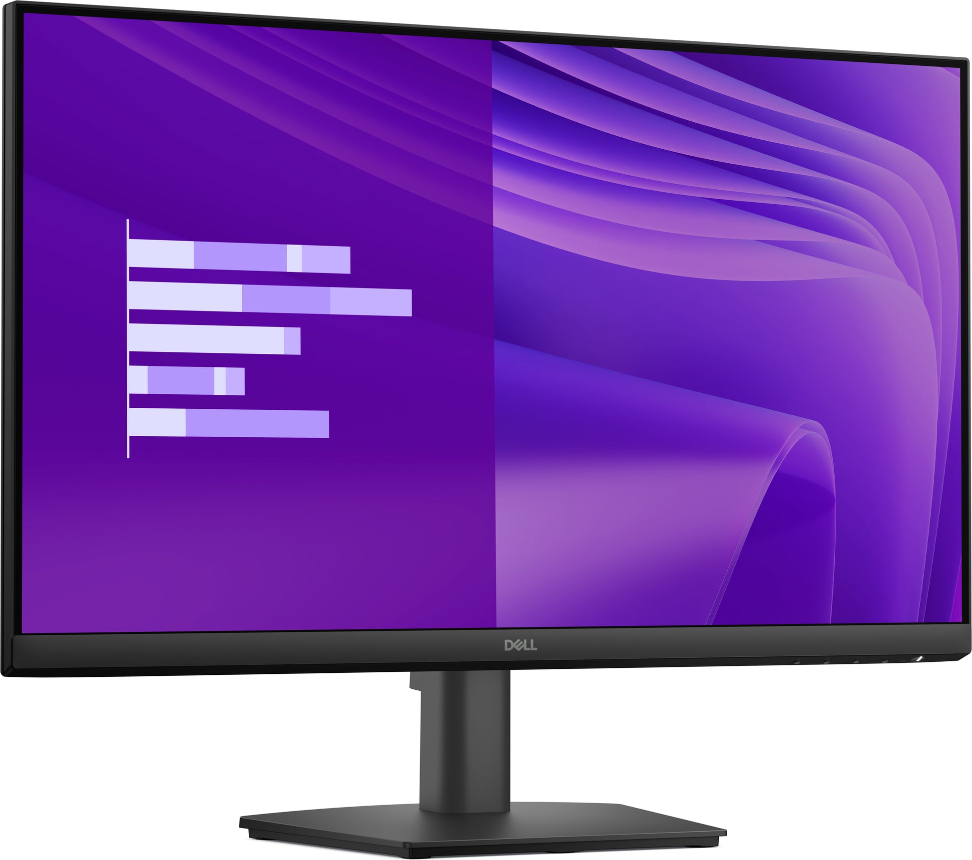 Dell Pro 24 – Monitor, 23,8", 1920 × 1080 (Full HD), IPS, 100 Hz, 250 cd/m², Kensington-Schloss, Schwarz