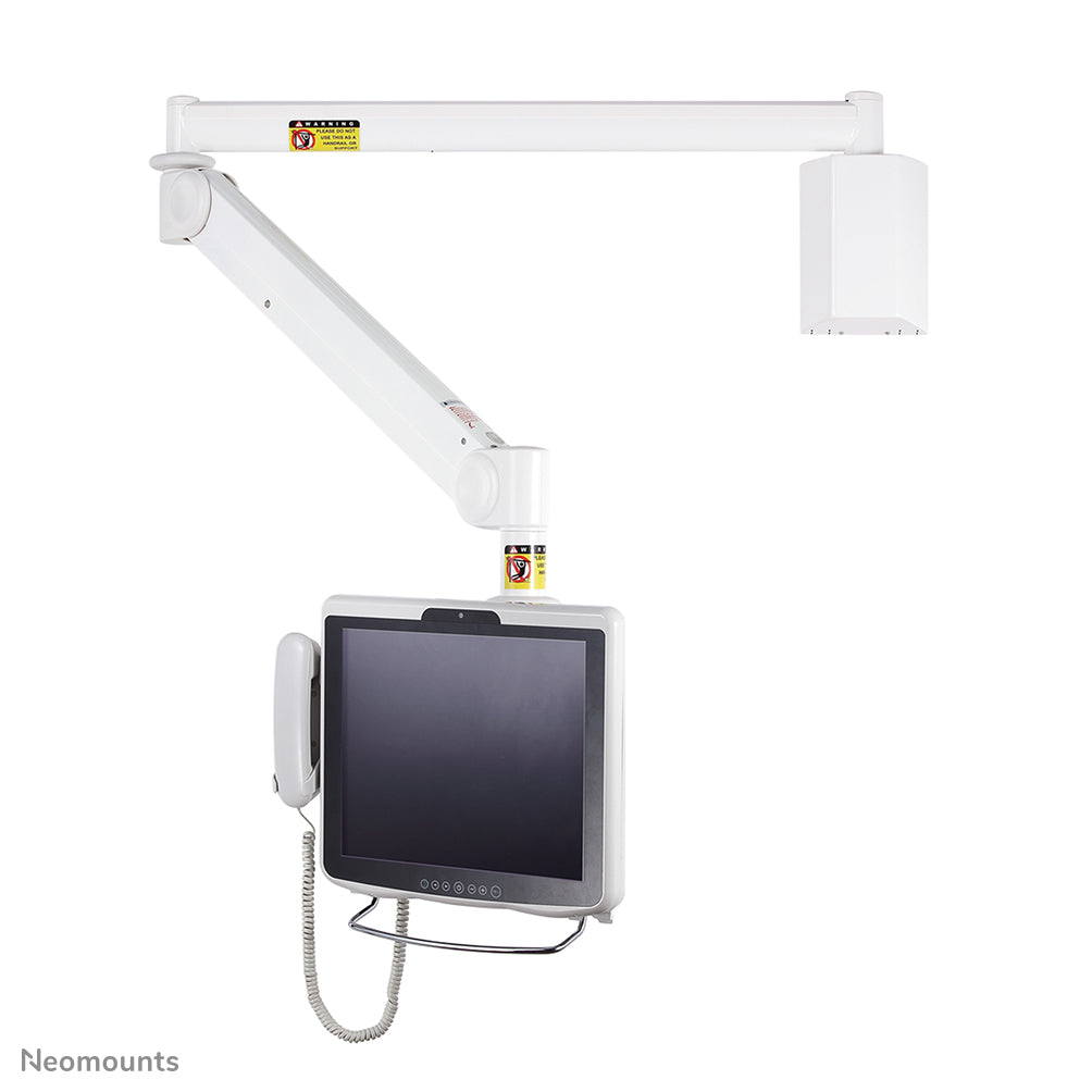 Neomounts FPMA-HAW100 – Monitorhalterung – bis 24", VESA 100 × 100 mm, 6 kg, höhenverstellbar, silber