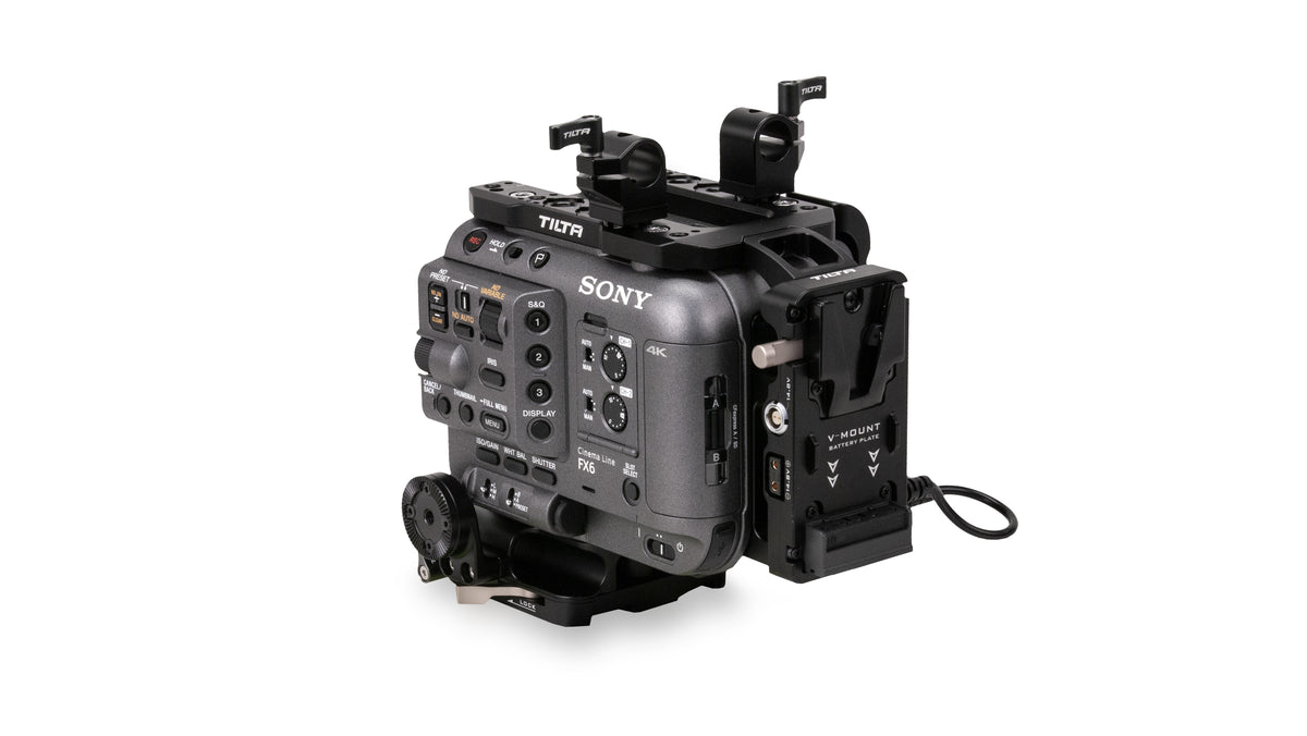 Tilta Advanced Kit Kamerakit – Aluminium/Edelstahl, 2,3 kg, 482,6 × 368,3 × 190,5 mm – für Sony FX6 – Schwarz