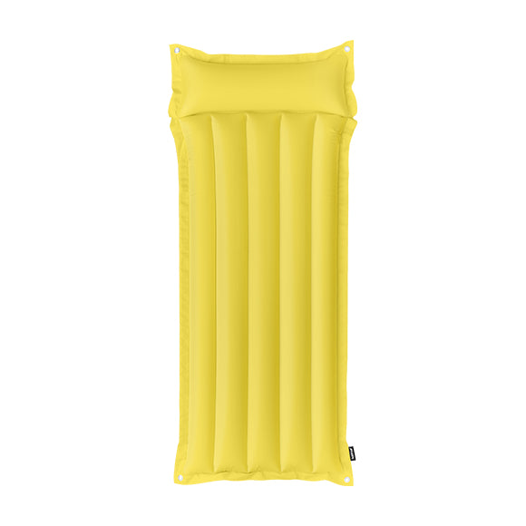 Kolma Luftmatratze – mit Kissen – 705×1800 mm – gelb – PVC/Polyester – 1 Stk.