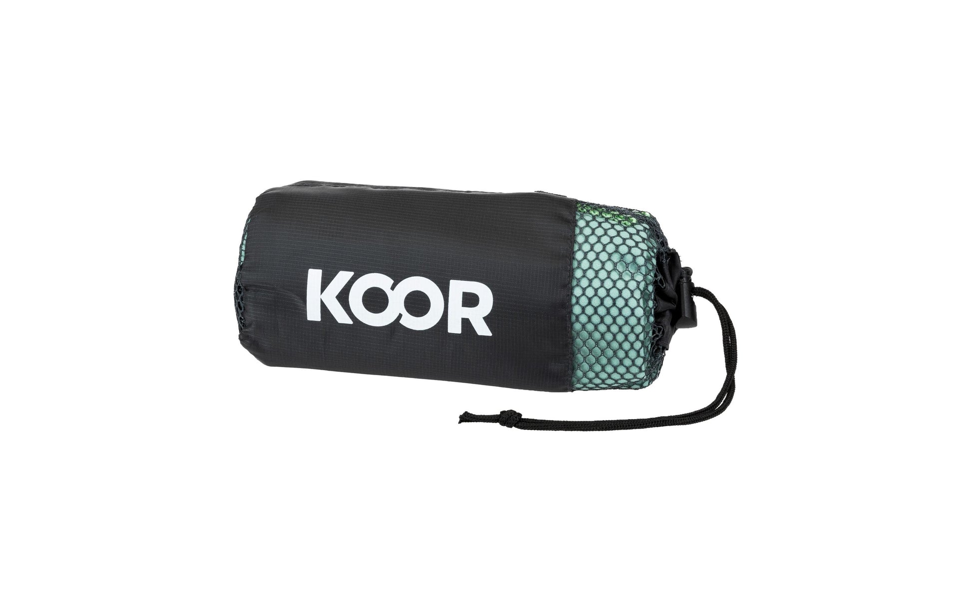 KOOR Badetuch Silva – 80 × 130 cm, Grün, 80% Polyester/20% Polyamid