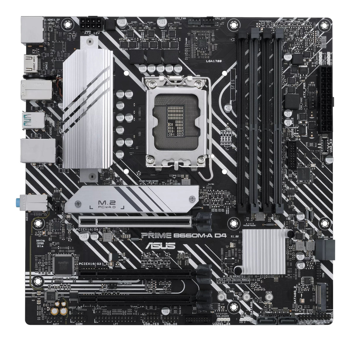 ASUS PRIME B660M-A D4-CSM – Mainboard – LGA 1700, Intel B660, mATX, DDR4