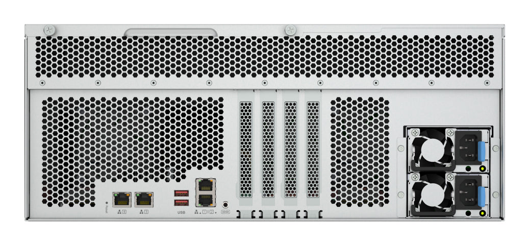 QNAP TS-h2477AXU-RP-R7D-24H03 Speichergerät – 24 × 16 TB, SATA, 4U, Ryzen 7 7700, 32 GB DDR5