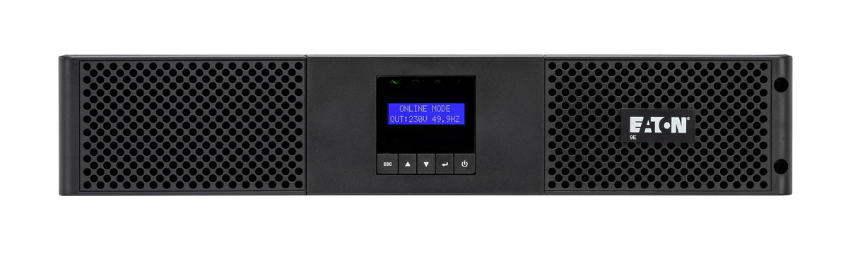 Eaton 9E 3000iR USV 3 kVA/2700 W Online – Rack 2U – C13×6, C19×1 – Eingang IEC C20