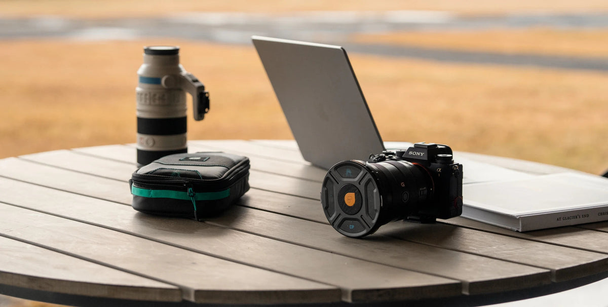 PolarPro Helix ND64-Filter – 101 mm, Messing, mit Schutzkappe