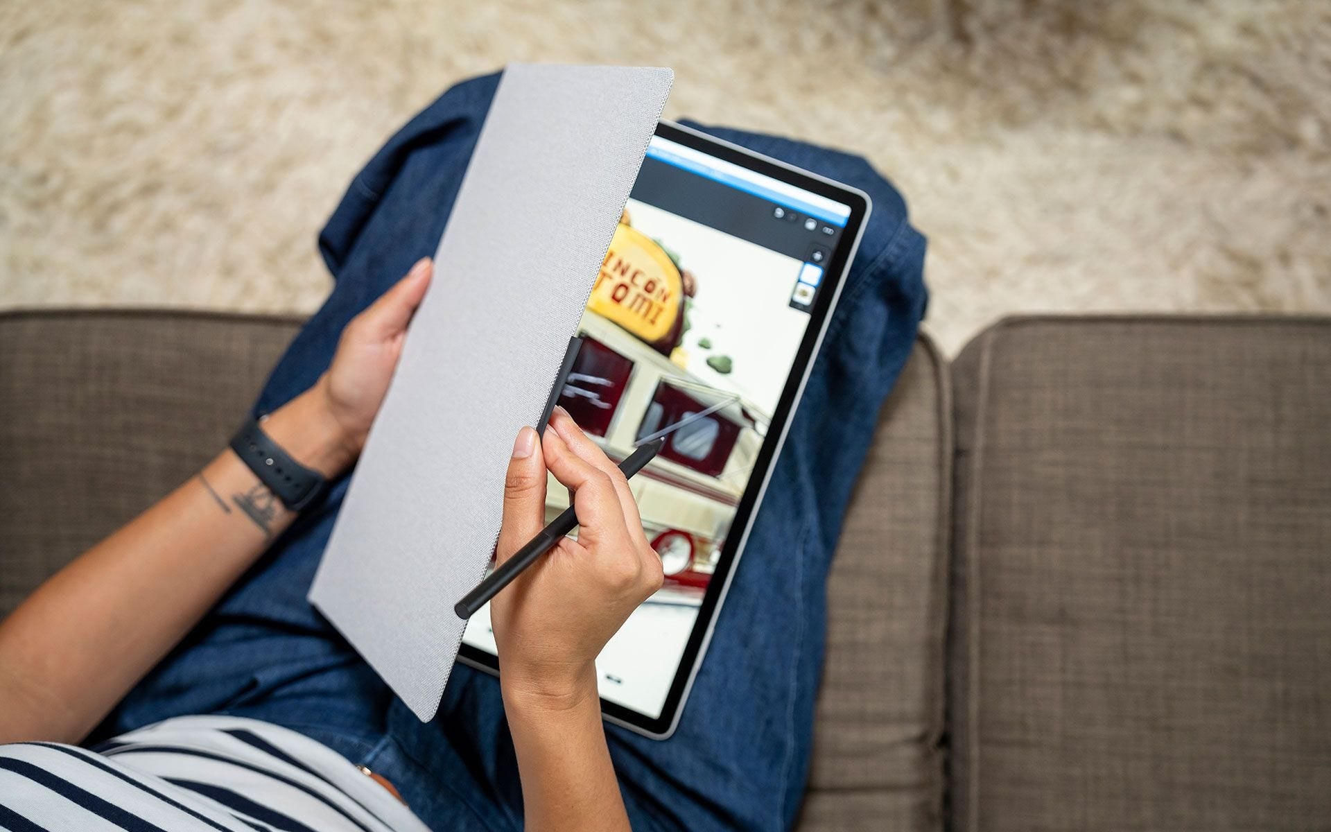 Wacom Tablet-Hülle für MovinkPad Pro 14 – Grau