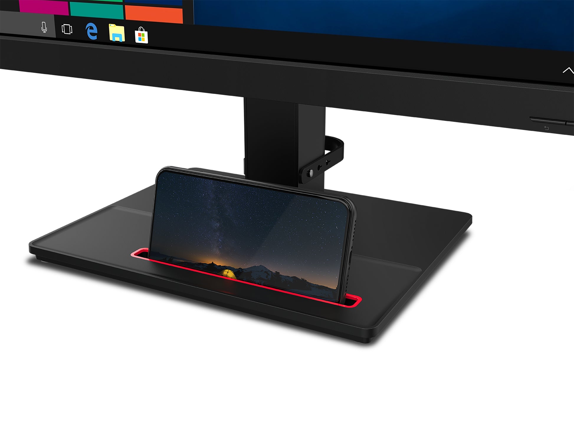 Lenovo ThinkVision T27q-20 – Monitor, 27", IPS, 60 Hz, 350 cd/m², VESA 100 × 100, Raven Black