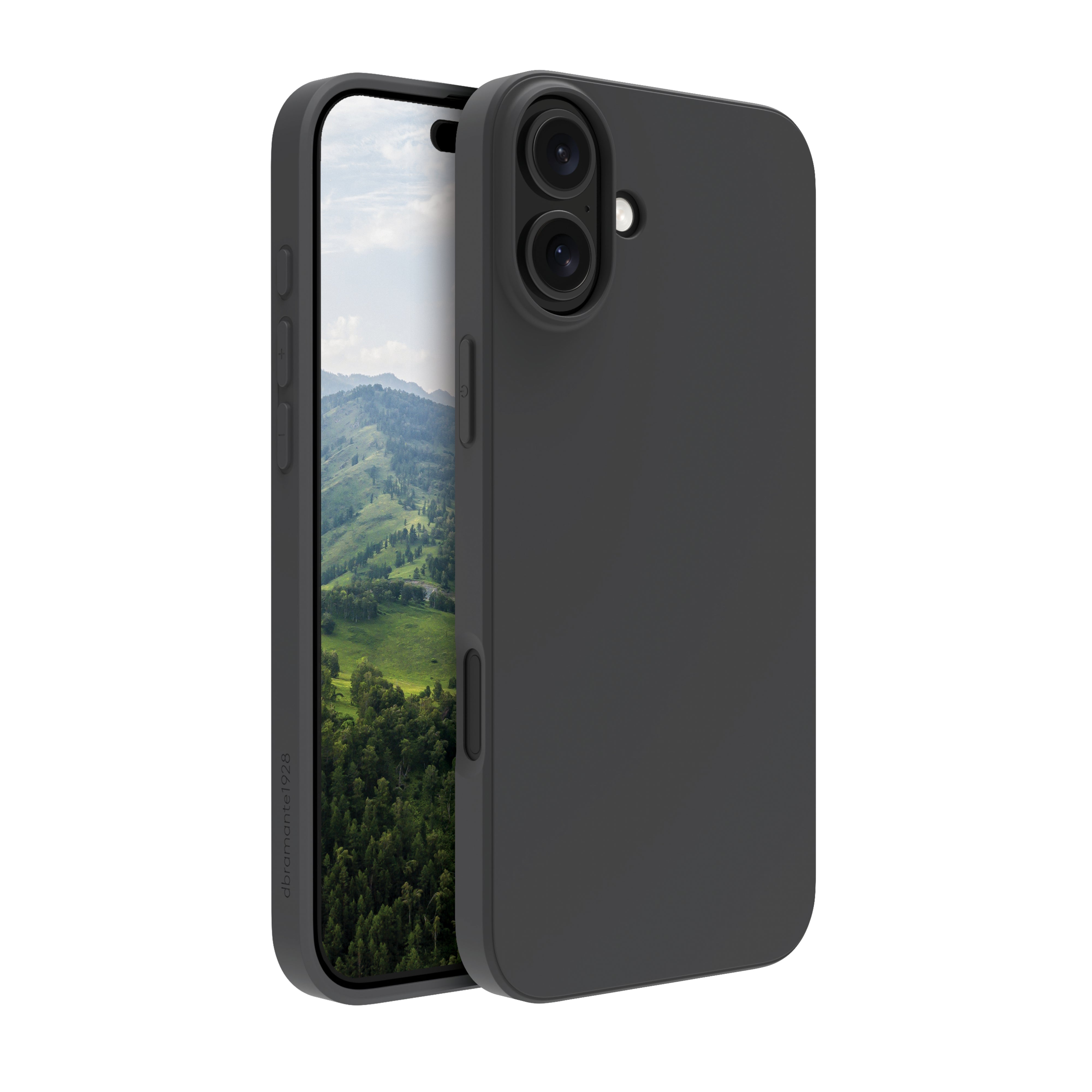 dbramante1928 Greenland – Backcover – für Apple iPhone 16 Plus, Recycling-Kunststoff, Night Black