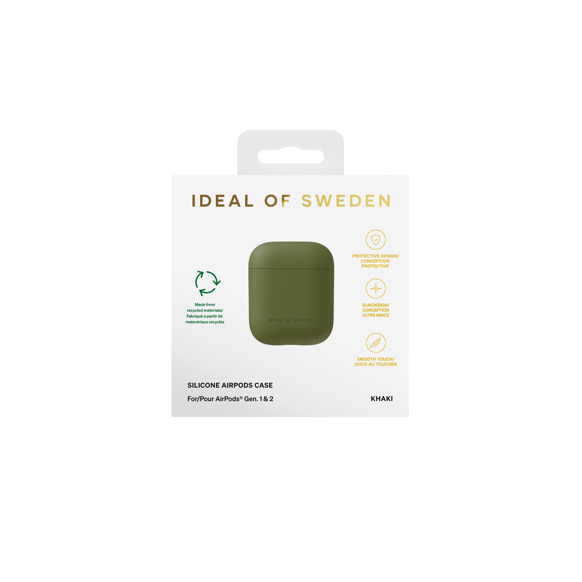 iDeal of Sweden IDSIAPC-450 – Schutzhülle – für AirPods (1. & 2. Gen.) – Polycarbonat/Silikon – Grün