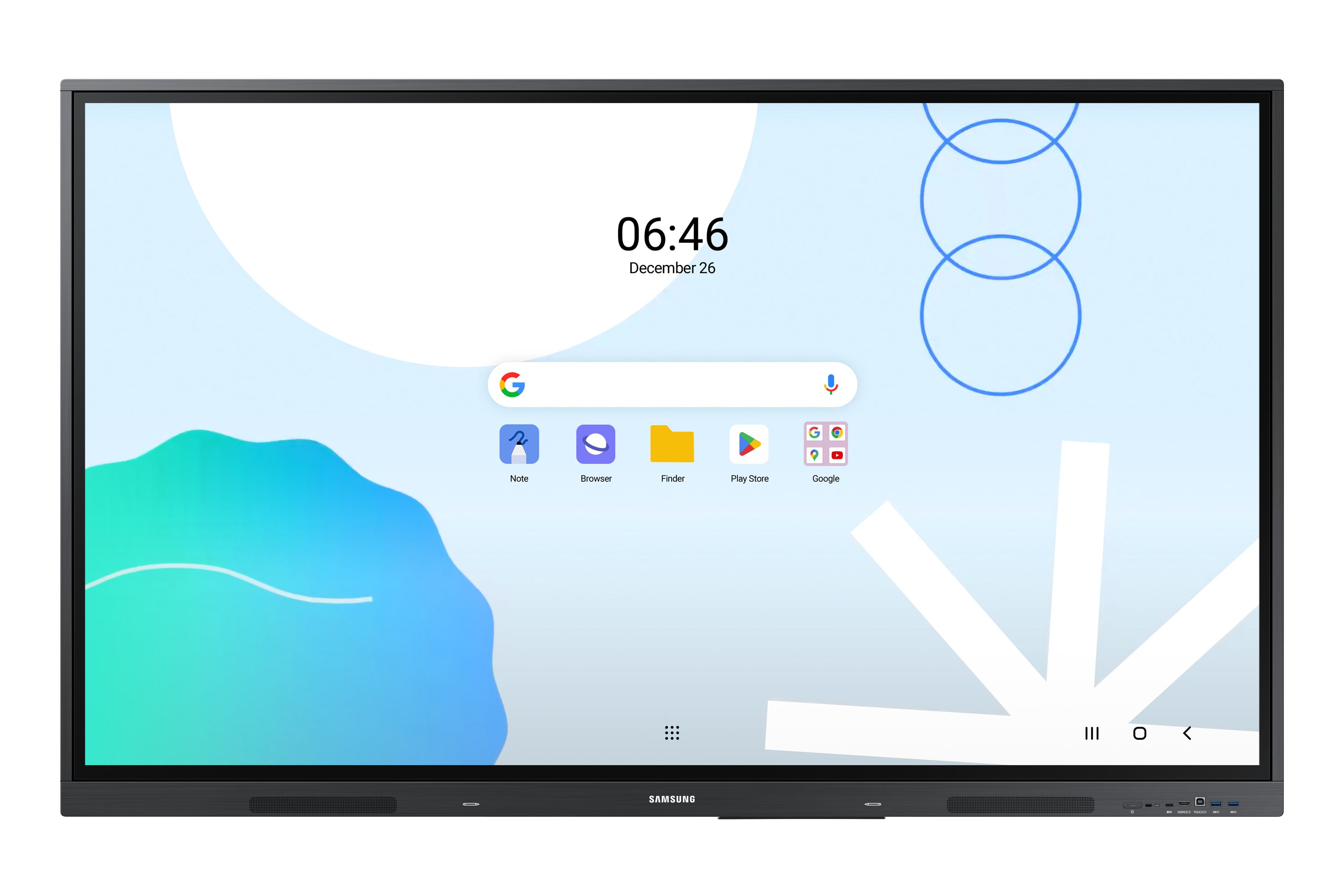 Samsung WA65D – 65" Touch, 3840 × 2160 (4K), IPS, LAN