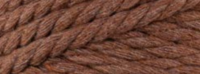 GLOREX Bastband (Papierbast), Wolle, Braun, Ø 5 mm × 85 m, 500 g, 1 Stk.